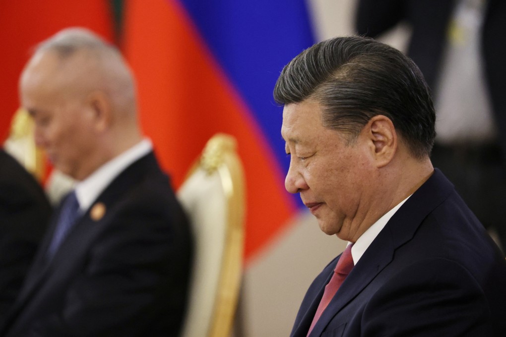 Chinese President Xi Jinping pictured at the Kremlin in Moscow ahead of China-Russia talks on March 21. Photo: Sputnik via Reuters