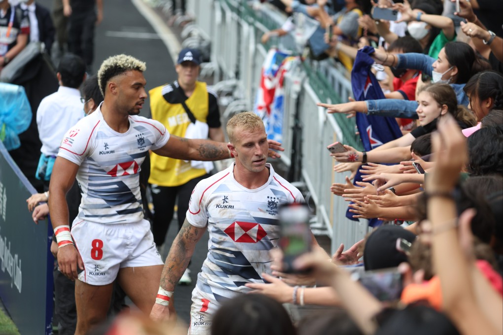 Max Woodward (front) has hailed the impact of young stars such as Max Denmark (back), not to mention the home fans. Photo: Yik Yeung-man