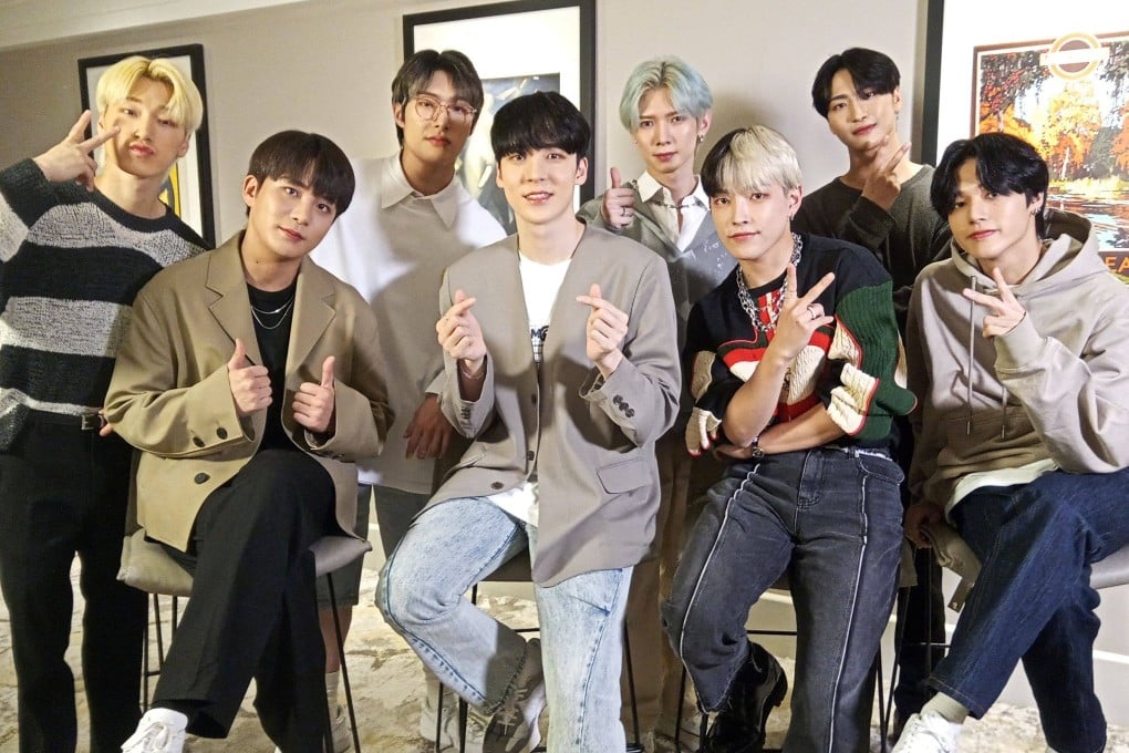 K-pop band Ateez during their European tour, in London in 2022. They talk about what they think makes them so popular with fans around the world and where they get their energy from to keep going. Photo: Reuters