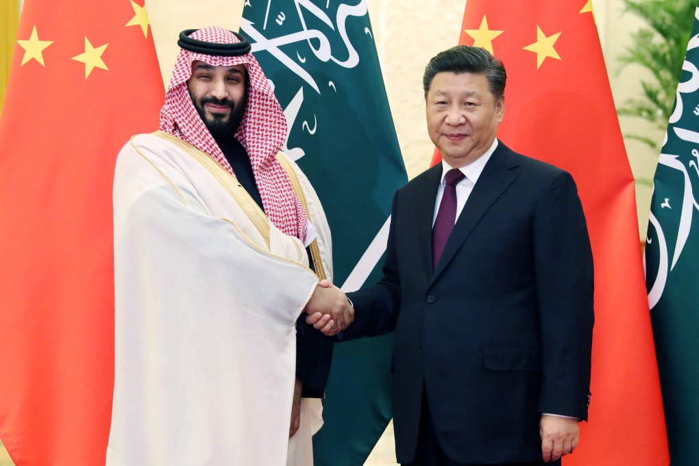 Chinese President Xi Jinping pictured with Prince Mohammed bin Salman in Beijing in 2019. Photo: Xinhua