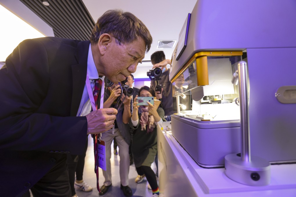 Rocky Tuan, president of Chinese University, attends the opening ceremony of the Hong Kong-Shenzhen Innovation and Technology Institute (Futian) in Shenzhen. Photo: May Tse