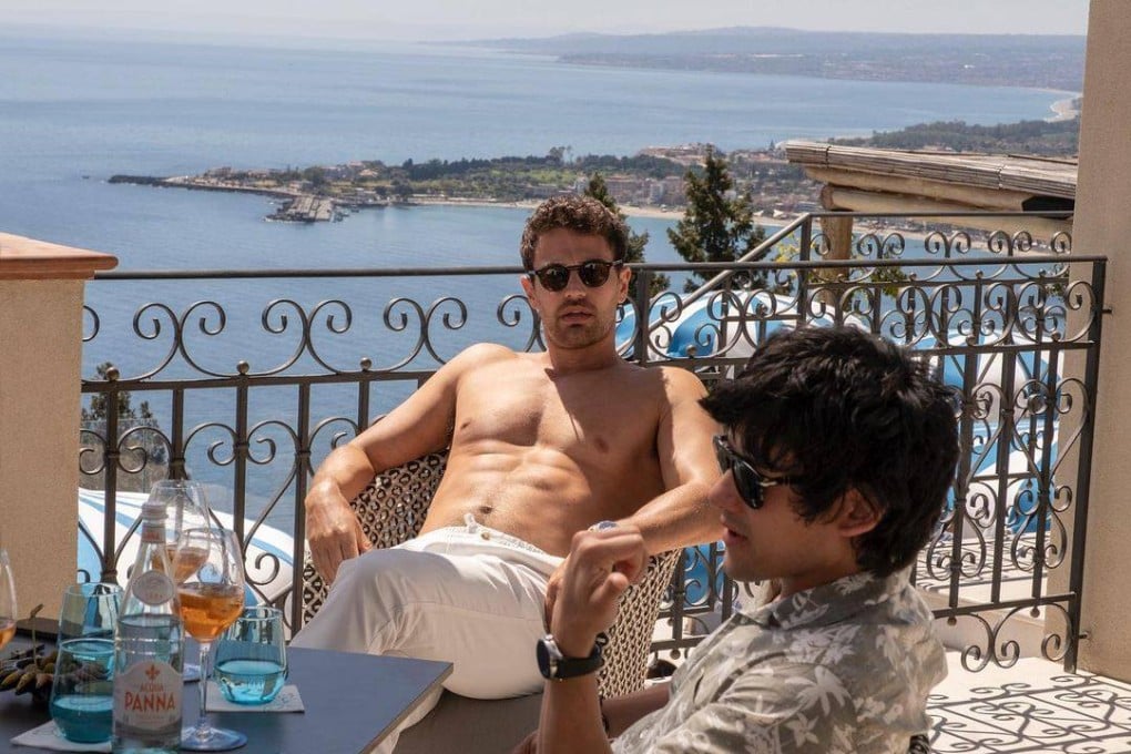 A scene from The White Lotus, filmed at the San Domenico Palace, Taormina, a Four Seasons Hotel. The hotel has seen a sharp rise in popularity as travellers increasingly plan their holidays based on locations seen in television dramas. Photo: @thewhitelotus/Instagram