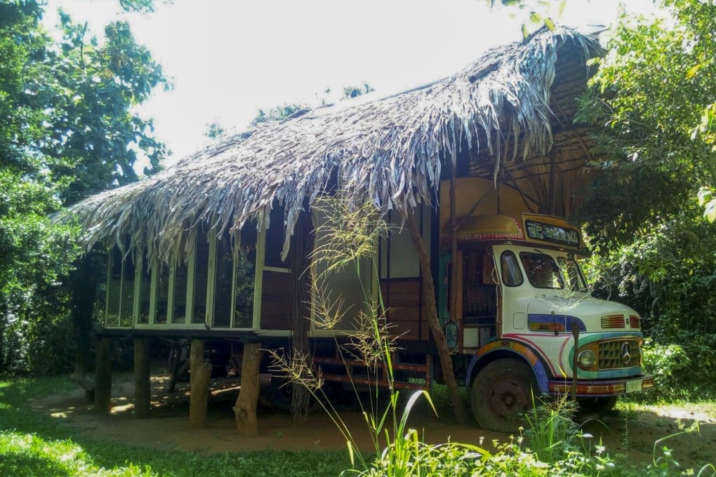 The Mercedes Lodge, one of four lodges at the Banyan Camp eco-retreat in Sri Lanka, a pioneer of sustainable tourism in the country. Photo: Twitter / @Tonic Lanka