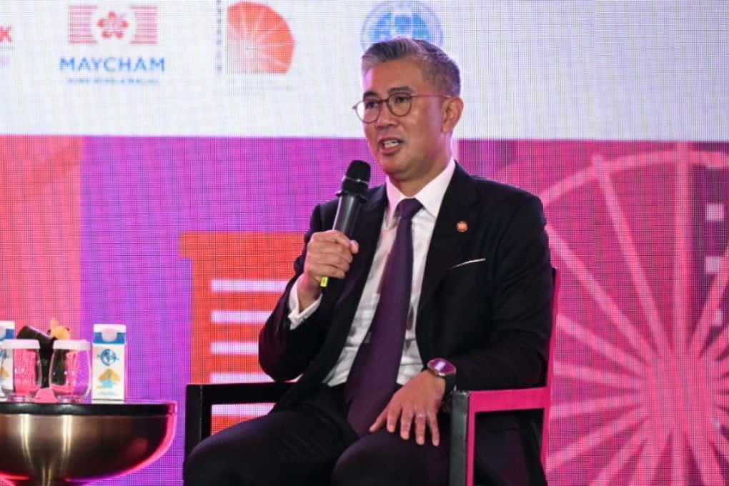 Malaysian Minister of International Trade and Industry Tengku Zafrul Aziz at SCMP’s China Conference: Southeast Asia 2023, on March 29, 2023, in Singapore. Photo: Handout