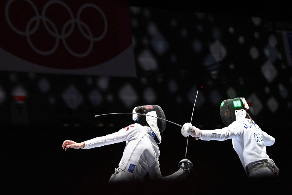 Hong Kong’s Vivian Kong (left) and China’s Sun Yiwen may soon be Olympic rivals once again. Photo: AFP
