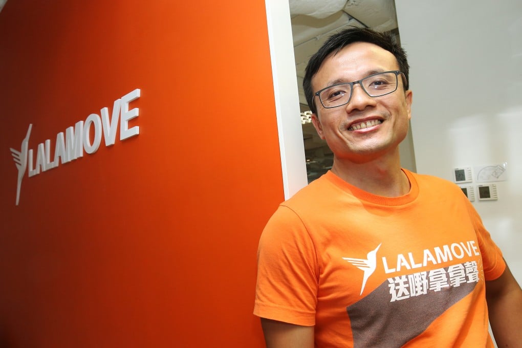 Chow Shing-yuk, CEO of Lalatech Holdings, the start-up behind the Lalamove logistics business. Photo: David Wong