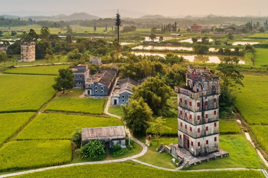 A watchtower in Kaiping, Guangdong province. The Greater Bay Area offers many potential getaway destinations for travellers from Hong Kong. Photo: Getty Images