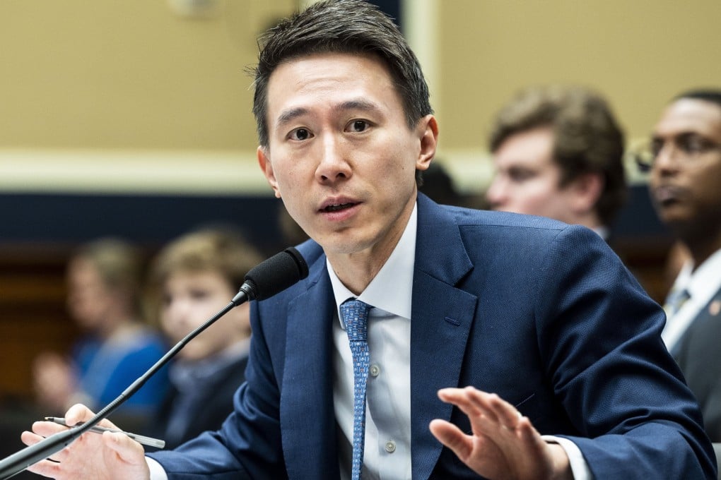TikTok’s CEO Chew Shou Zi speaks at a hearing of the House Committee. Photo: ZUMA Press Wire/dpa