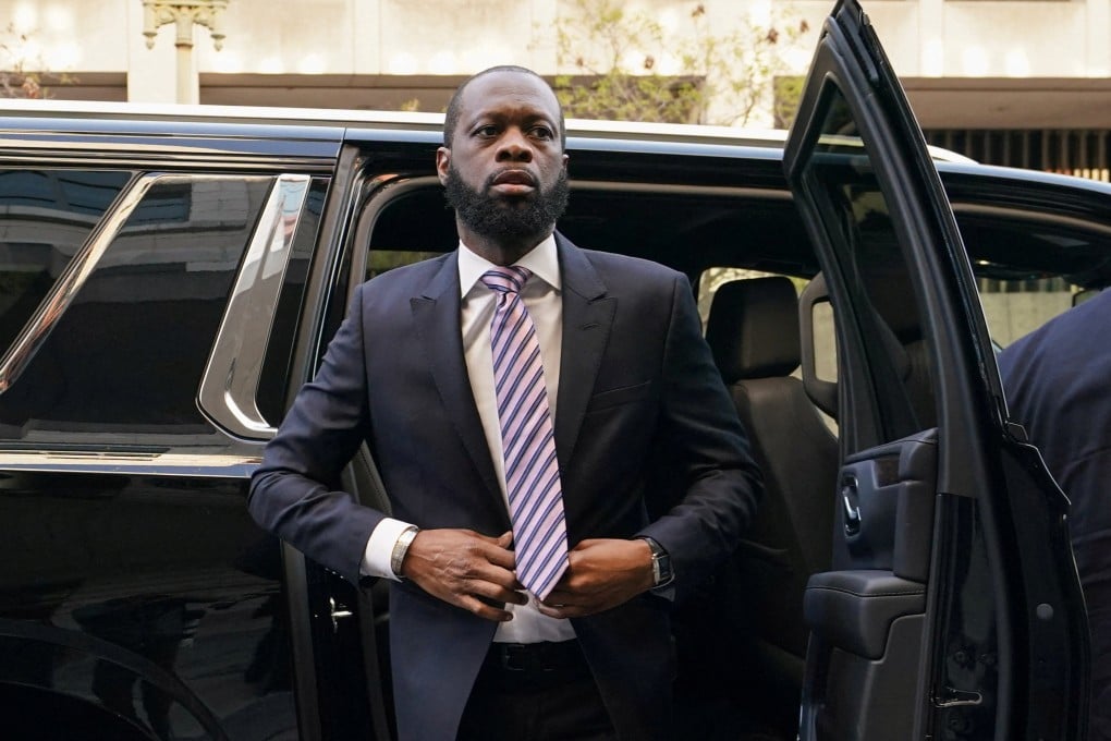 Rapper Prakazrel “Pras” Michel arrives for his trial at US District Court in Washington on March 30. Photo: Reuters