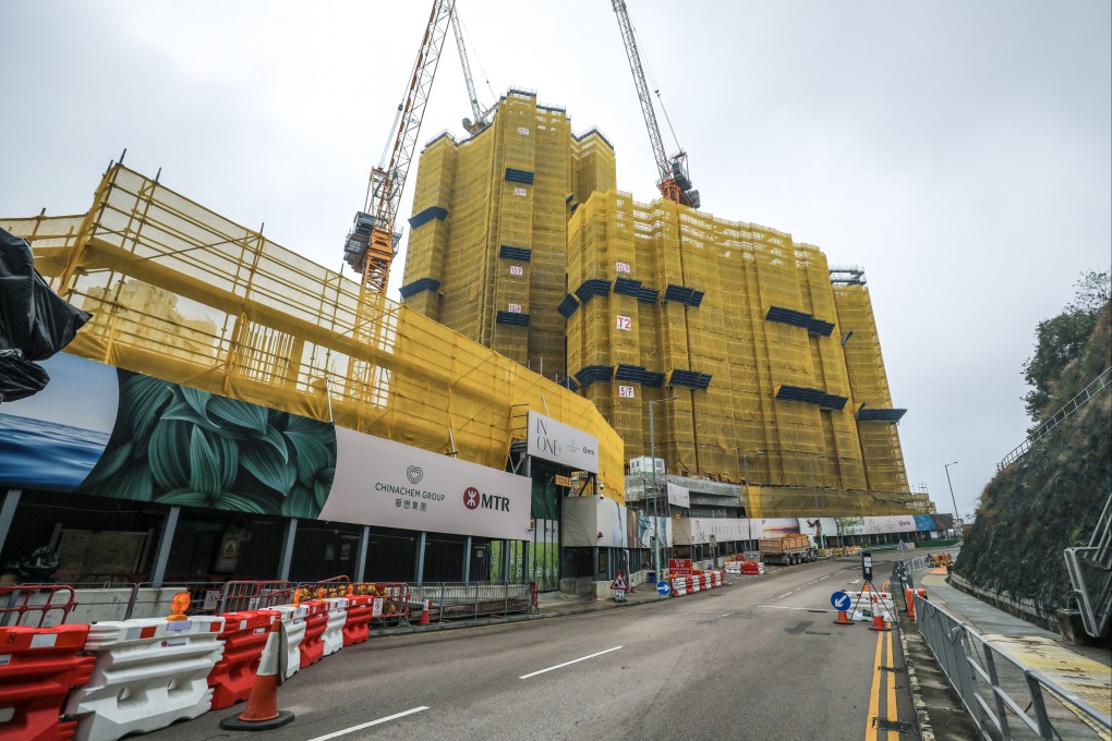 The In One project, or phase 1C of the Ho Man Tin station property development. Photo: Xiaomei Chen