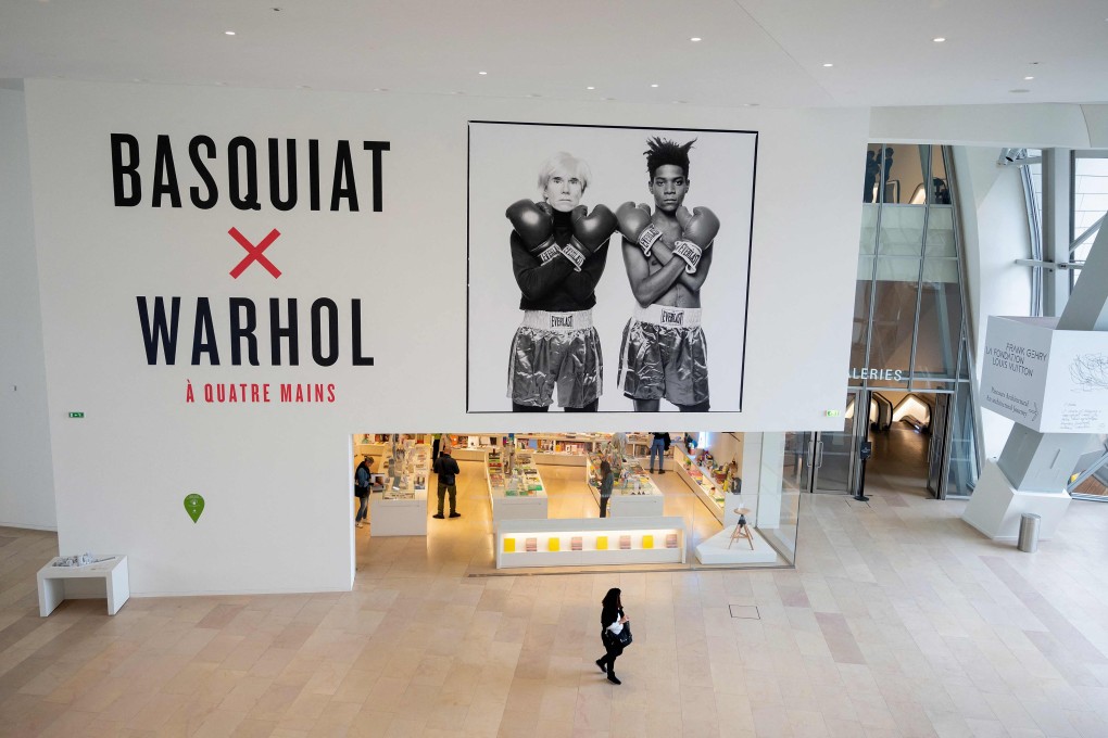 Basquiat X Warhol. Painting 4 Hands, running until August 28 at Paris’ Louis Vuitton Foundation, shows 70  pieces made between 1983-1985 by “the most successful collaboration in the history of art”. Photo: AFP