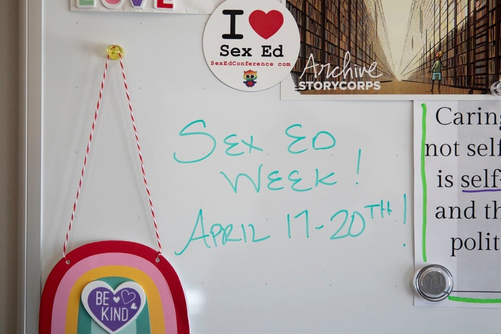 Notes decorate professor Jenn Pollitt’s board in her Temple office. Photo: TNS