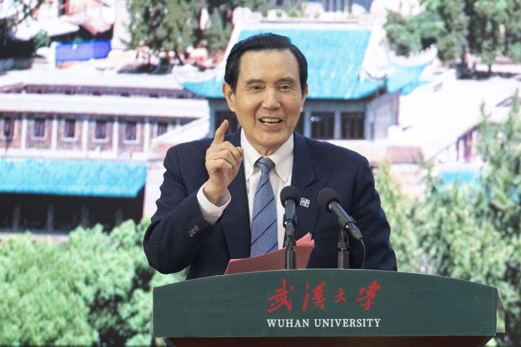 Taiwan’s former president Ma Ying-jeou speaks during a visit to Wuhan University in Wuhan, in central China’s Hubei Province, on March 30, 2023. Ma’s recent comment on “Yan Huang Zisun” references a story on the origin of the Han Chinese people. Photo: Xinhua