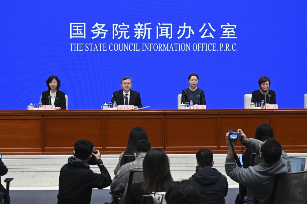 China’s vice-trade minister Wang Shouwen spoke at a press conference in Beijing on Tuesday. Photo: Xinhua