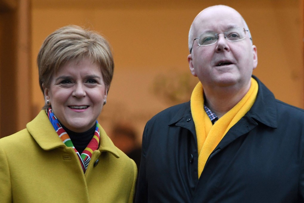 Scotland’s former First Minister and leader of the Scottish National Party (SNP), Nicola Sturgeon, and her husband husband Peter Murrell, pictured in 2019. Photo: AFP