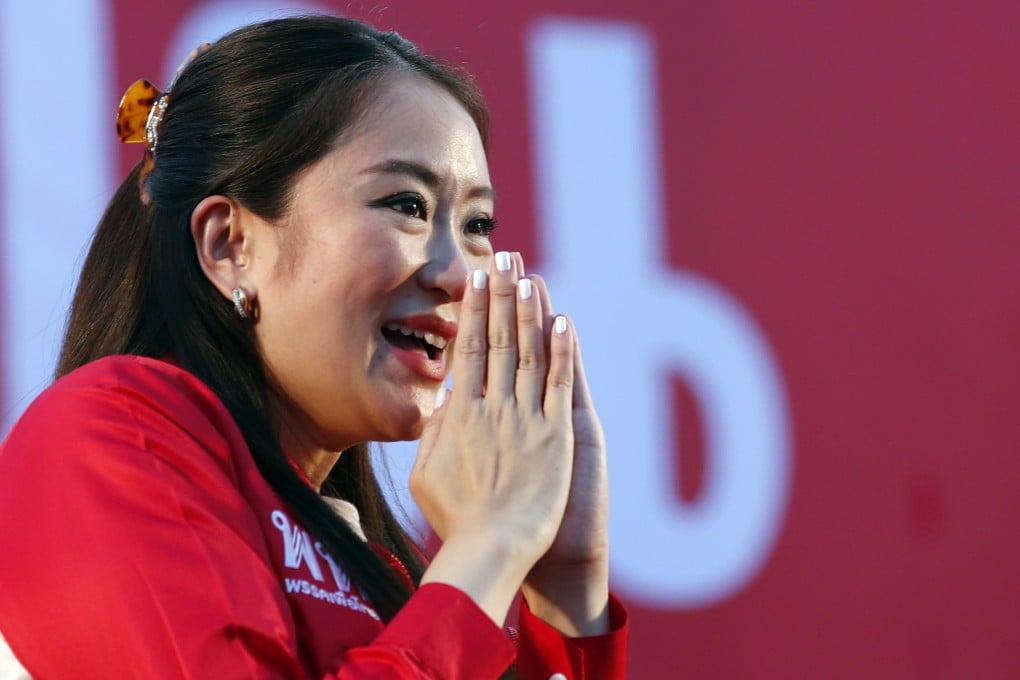 Paetongtarn Shinawatra, the youngest daughter of exiled former deposed Thai leader Thaksin Shinawatra and Pheu Thai Party’s key figure. Photo: EPA-EFE