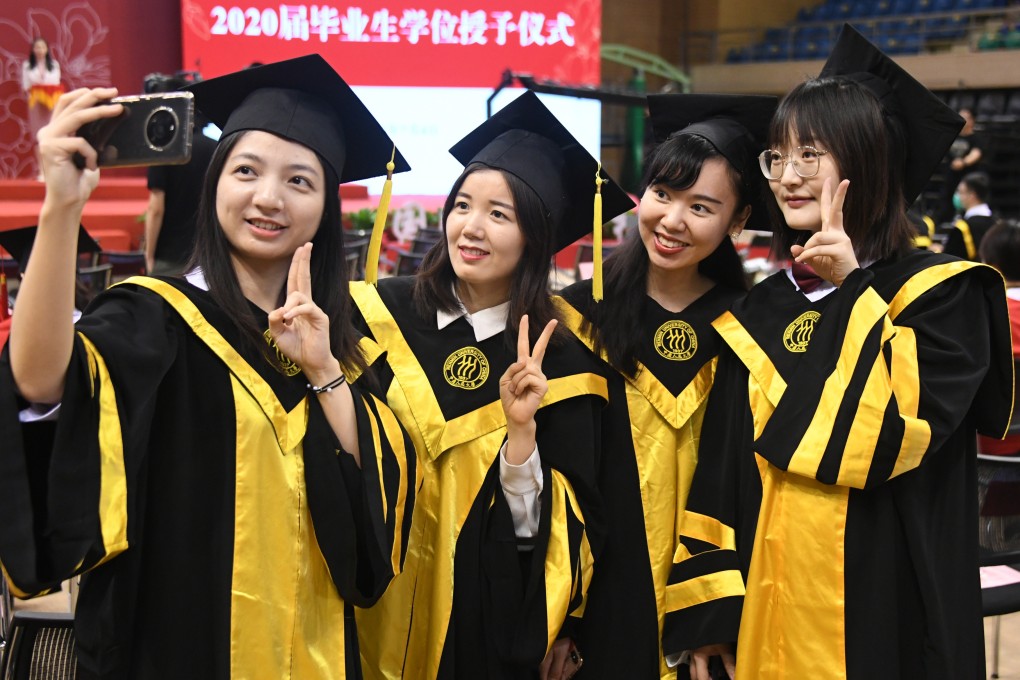 China’s job market is already awash with unsuccessful jobseekers who finished college during the coronavirus pandemic, but they will be joined by 11.58 million new graduates this summer – some 820,000 more than last year. Photo: Xinhua