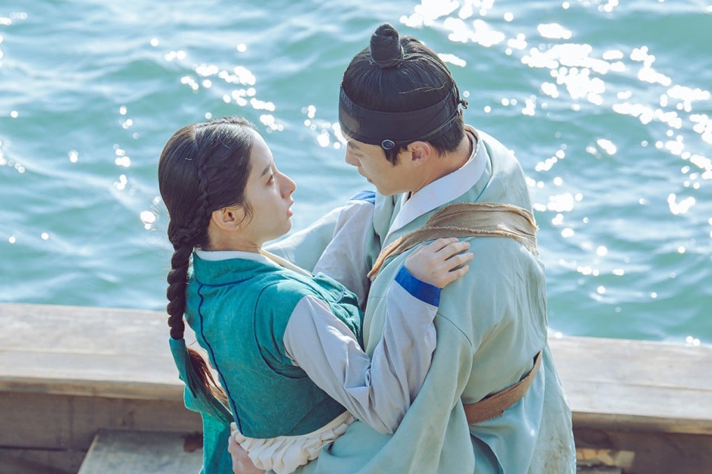 Bona (left) as princess-in-hiding Lee Yeon-joo, and Woo Do-hwan as young lawyer Kang Han-soo, in a still from Joseon Attorney: A Morality, a romance-infused legal period Korean drama.