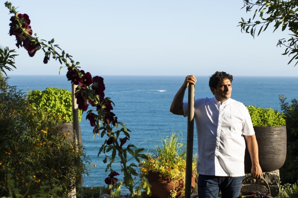 Some of the best chefs on the planet, including Mauro Colagreco (above), are adapting to climate change by shifting focus from luxury produce to locally sourced, sustainable ingredients, some of which they grow themselves. Photo: Mirazur