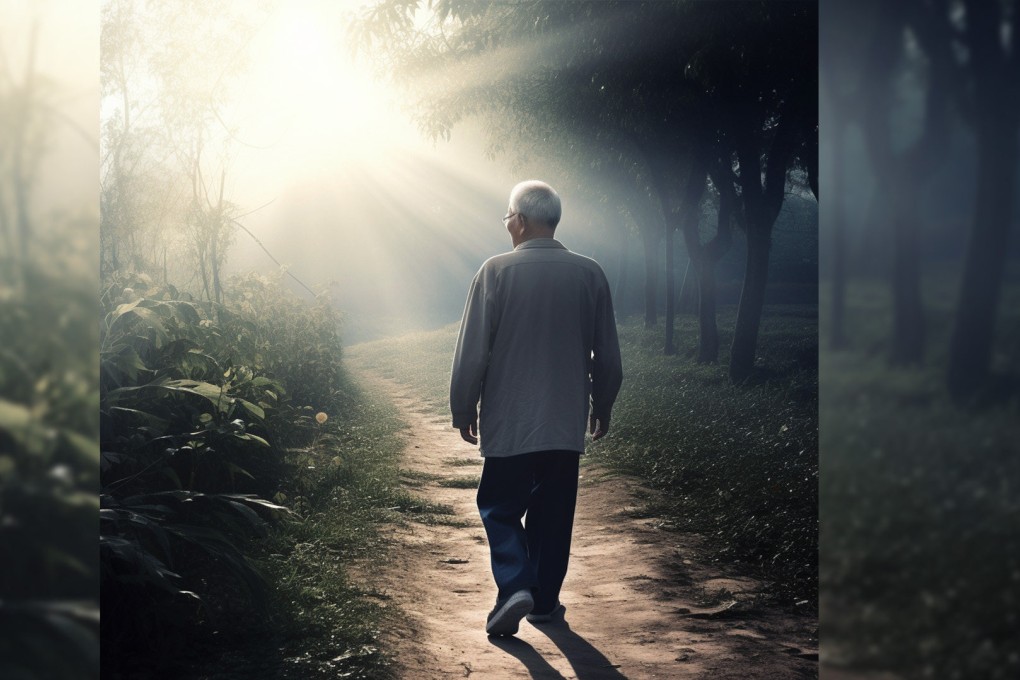 The heartwarming farewell an 83-year-old Chinese woman gave to her dying 87-year-old husband has moved millions on mainland social media. Photo: SCMP composite