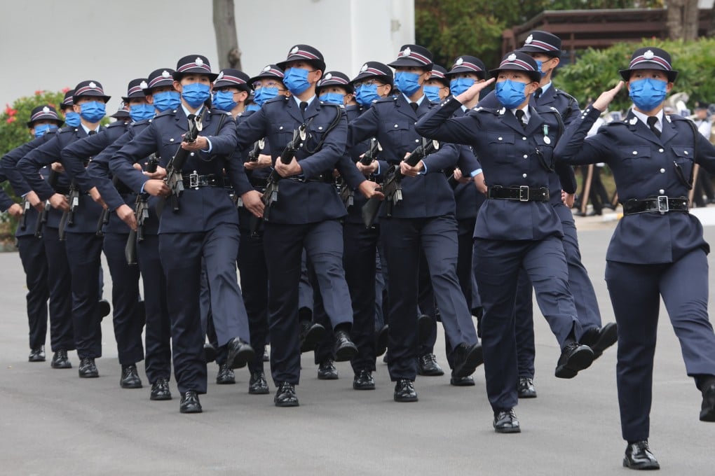The Security Bureau submitted figures on hiring and resignations in the disciplined services to Legco on Thursday. Photo: Edmond So