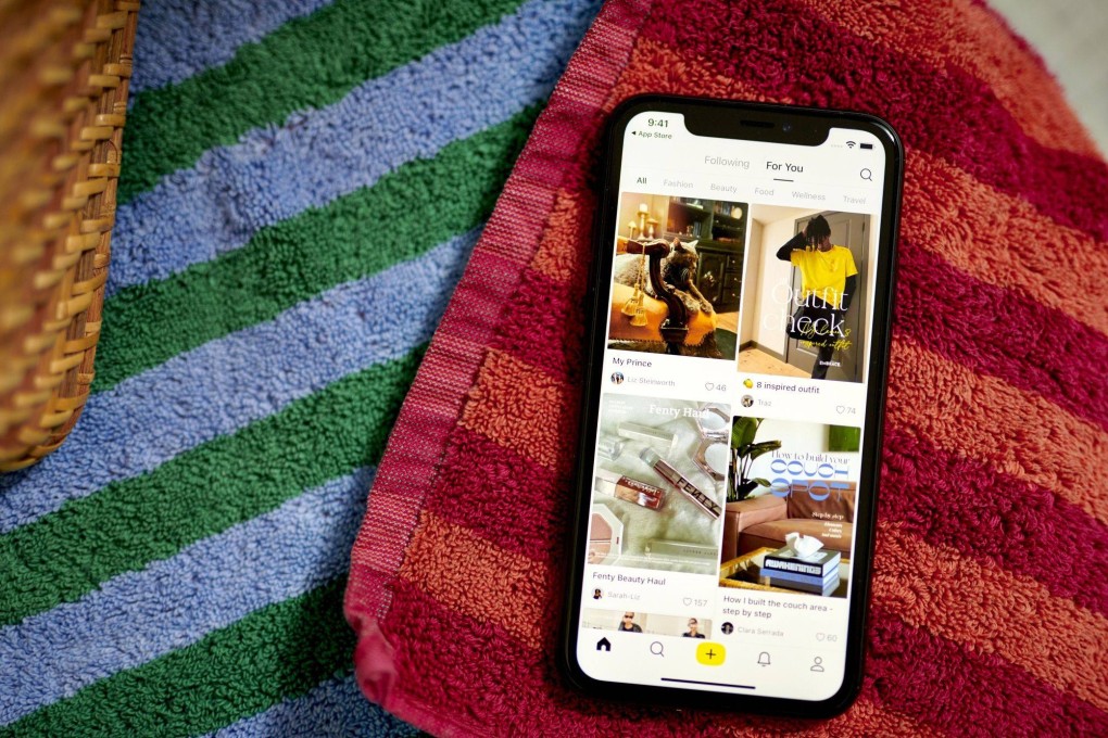 The Lemon8 app seen on a smartphone. Photo: Bloomberg