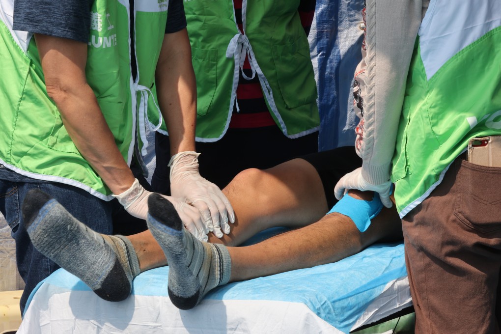 A calf pull can be sudden and painful. Photo: Edmond So