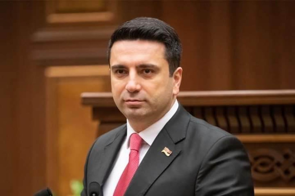 Armenian parliament speaker Alen Simonyan. Photo: Facebook/simonyanalen