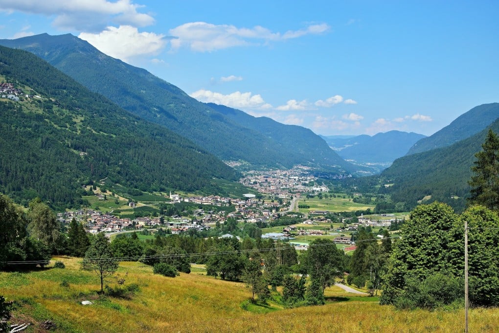 A view of the Val di Sole valley in northern Italy. Photo: Shutterstock