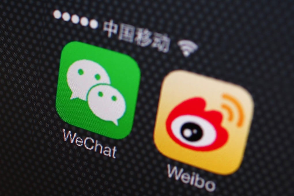 Weibo’s administrative account says 104 posts were deleted and five accounts muted for 15 to 30 days for violating community guidelines. Photo: Reuters