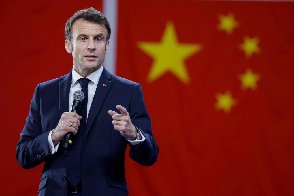 French President Emmanuel Macron has pursued a non-confrontational approach in handling China. Photo: AFP