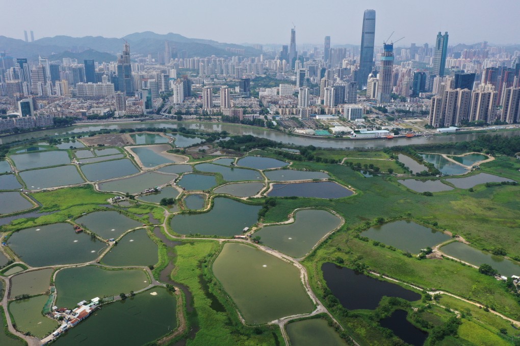 The Lok Ma Chau area at the border between Hong Kong and Shenzhen. Photo: May Tse