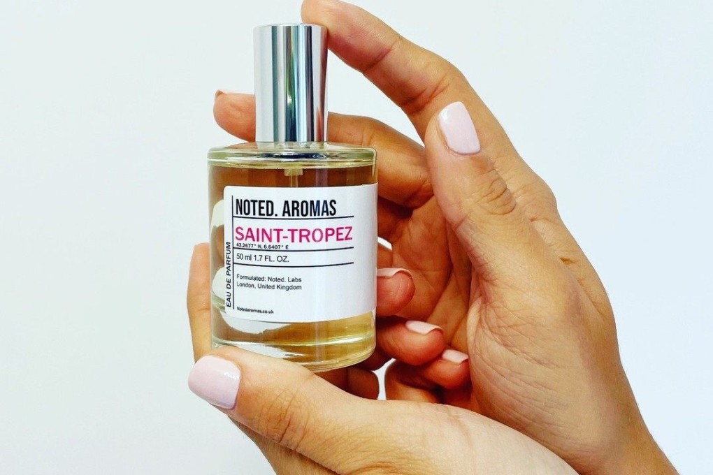 Noted Aromas’s Saint-Tropez perfume is an example of a dupe – lower-cost fragrances that imitate the smell of much more expensive designer perfumes. Photo: Instagram/@notedaromas