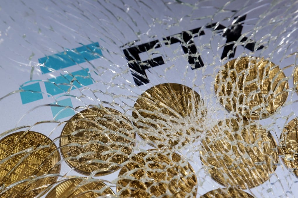 An FTX logo and a representation of cryptocurrencies are seen through broken glass in this illustration taken December 13, 2022. Photo: Reuters