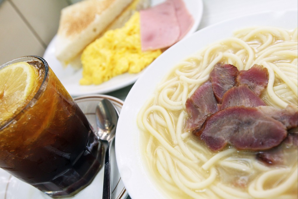 Toast with ham and scrambled egg, a plate of char siu spaghetti and a drink by the Australia Dairy Company in Jordan. It is one of Charlz Ng’s favourite places to eat in Hong Kong. The gym, restaurant and bar owner shares other places he likes to eat in the city with the Post.