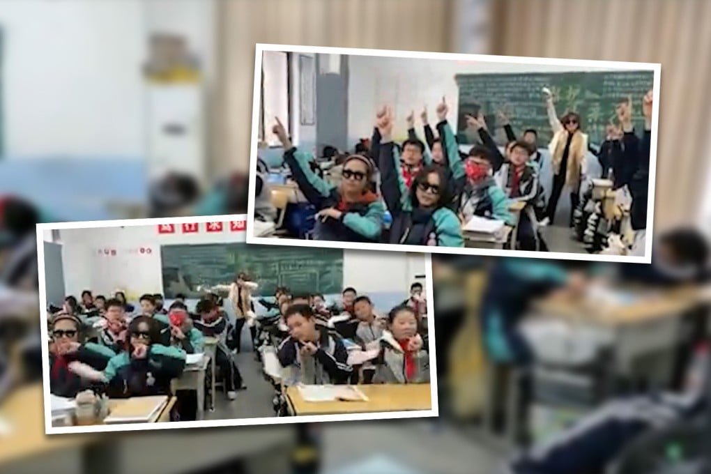 The teacher says the students feel joyful and energetic after dancing and are more active in class as a result. Photo: SCMP composite/The Paper