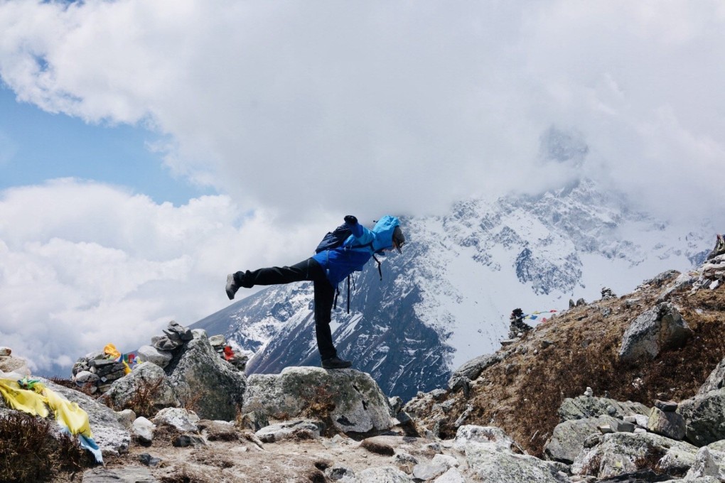 Vivian Ying Cai at Everest Base Camp Photo: Handout