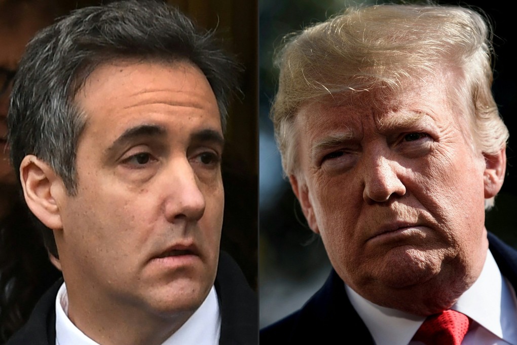 Ex-US president Donald Trump (right) has filed a lawsuit against his former personal lawyer and fixer Michael Cohen. Photos: AFP