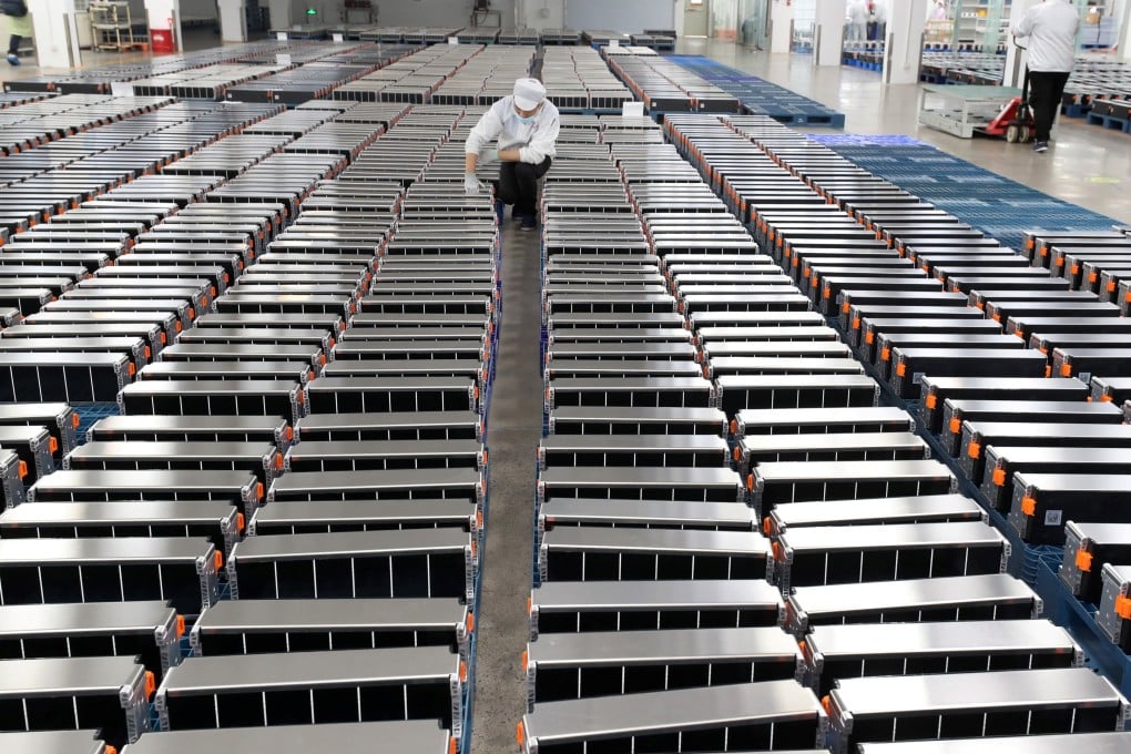 An electric vehicle battery factory in Nanjing, China. A proposal by Gotion High-tech to build a similar plant in rural Michigan has met with opposition from locals and politicians who say they fear CCP influence. Photo: AFP via Getty Images/TNS