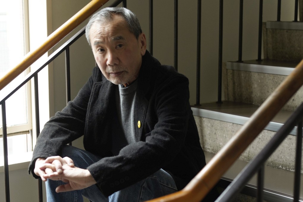 Haruki Murakami at publishing house Shinchosha, in Tokyo, Japan, on March 17, 2023. The Japanese author’s new book, “The City and Its Uncertain Walls”, was released on April 13. Photo: AP