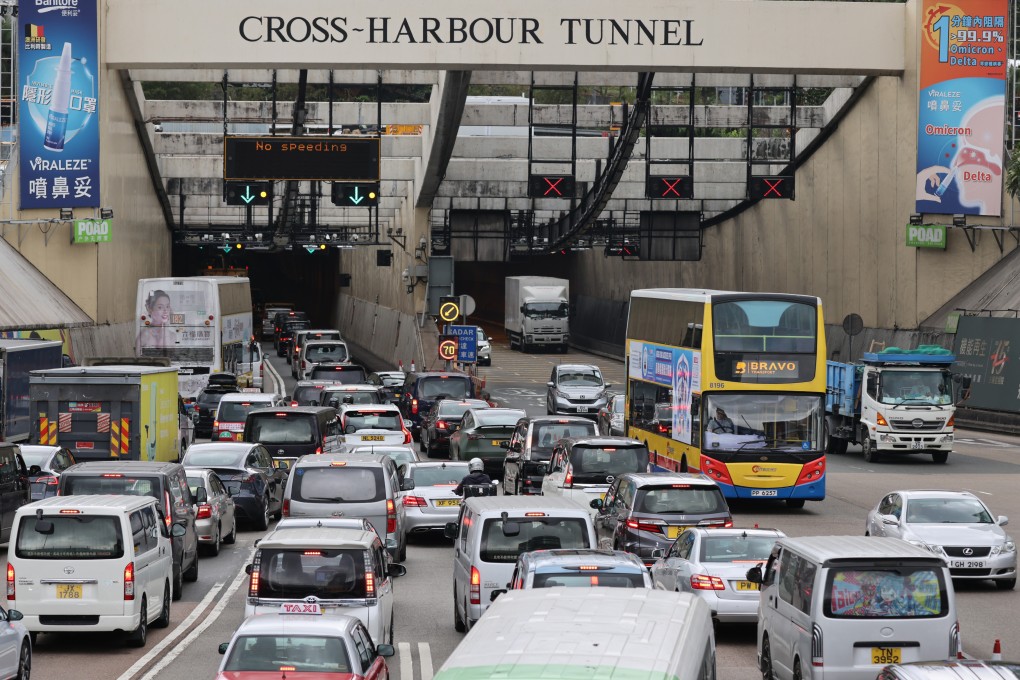 A view of the Cross-Harbour Tunnel on March 22. Photo: May Tse