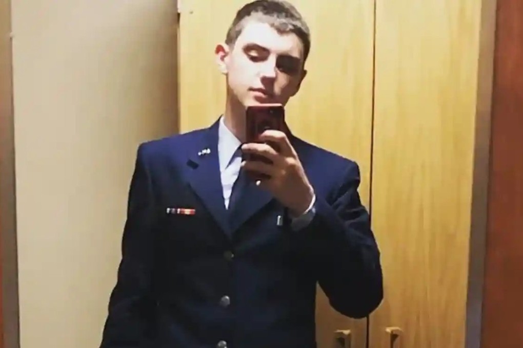 US National Guardsman Jack Teixeira, 21, of Swansea, Massachusetts, has been arrested in relation to the leak of classified US documents. Photo: Jack Teixeira’s mother via Facebook