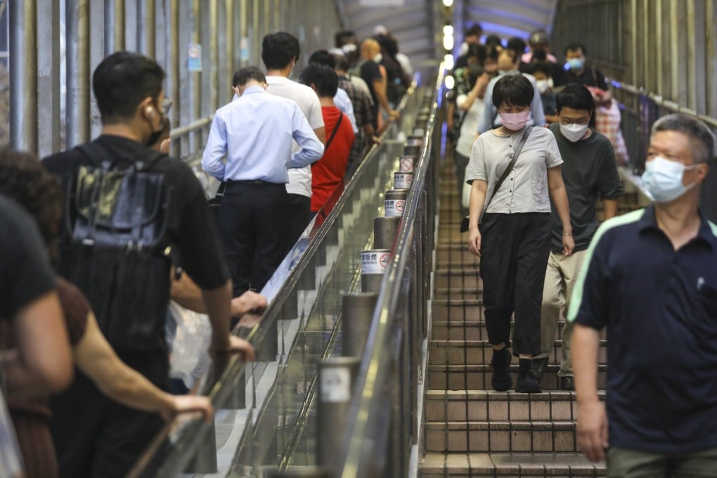 A view of the Mid-Levels escalator in Central. Hong Kong could be more pedestrian-friendly, with more outdoor escalator systems up hillsides and more walkways above the traffic. Photo: Xiaomei Chen