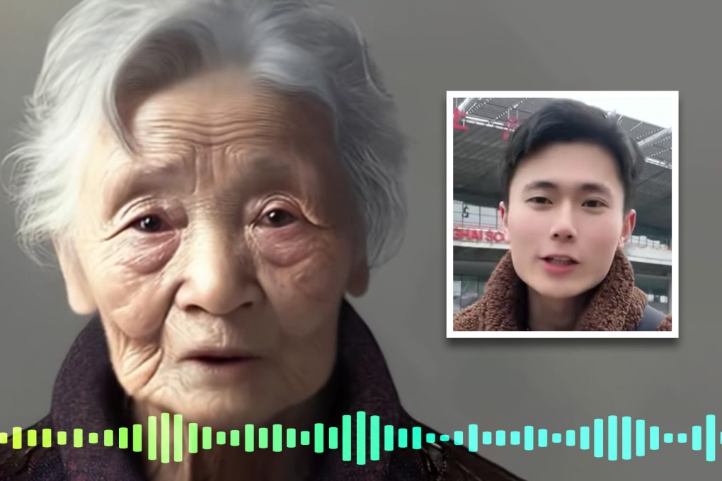 A man missing his dead grandmother uses AI to create a virtual version of her, but the project renews debate on the ethical use of technology. Photo: SCMP composite/Baidu