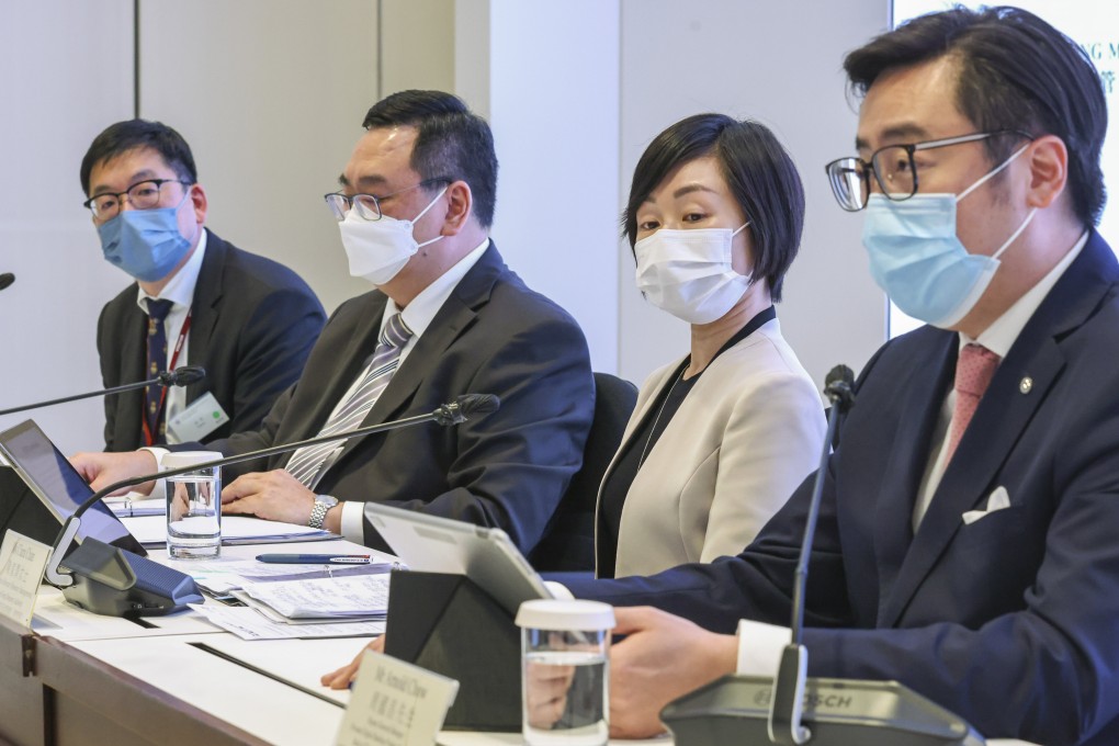 Clara Chan Ka-chai (centre), executive director at the HKMA. Photo: SCMP