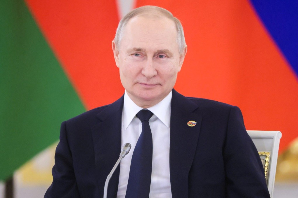 Russian President Vladimir Putin attends a meeting in Moscow on April 6. Photo: Kremlin via dpa