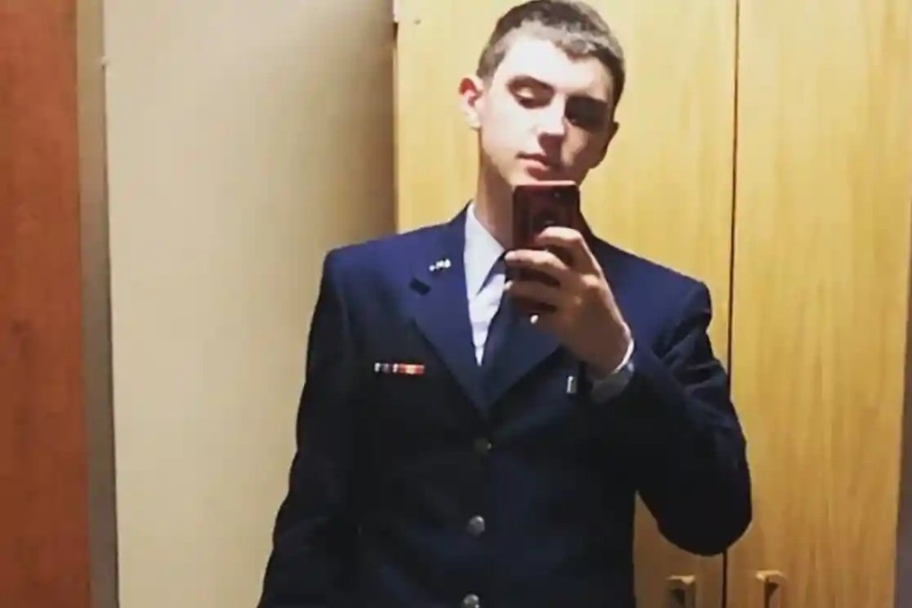US National Guardsman Jack Teixeira, 21, of Swansea, Massachusetts, has been arrested in connection with the leak of classified US documents. Photo: Jack Teixeira