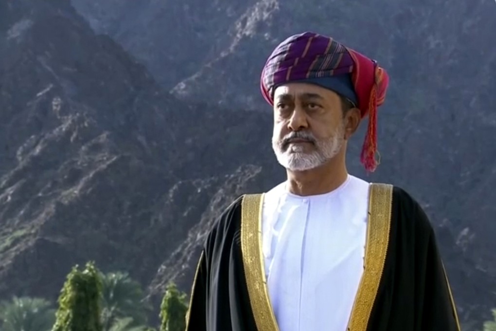Oman’s ruler Haitham bin Tariq, on the throne since January 2020. His predecessor was in charge for half a century. Photo: via AP
