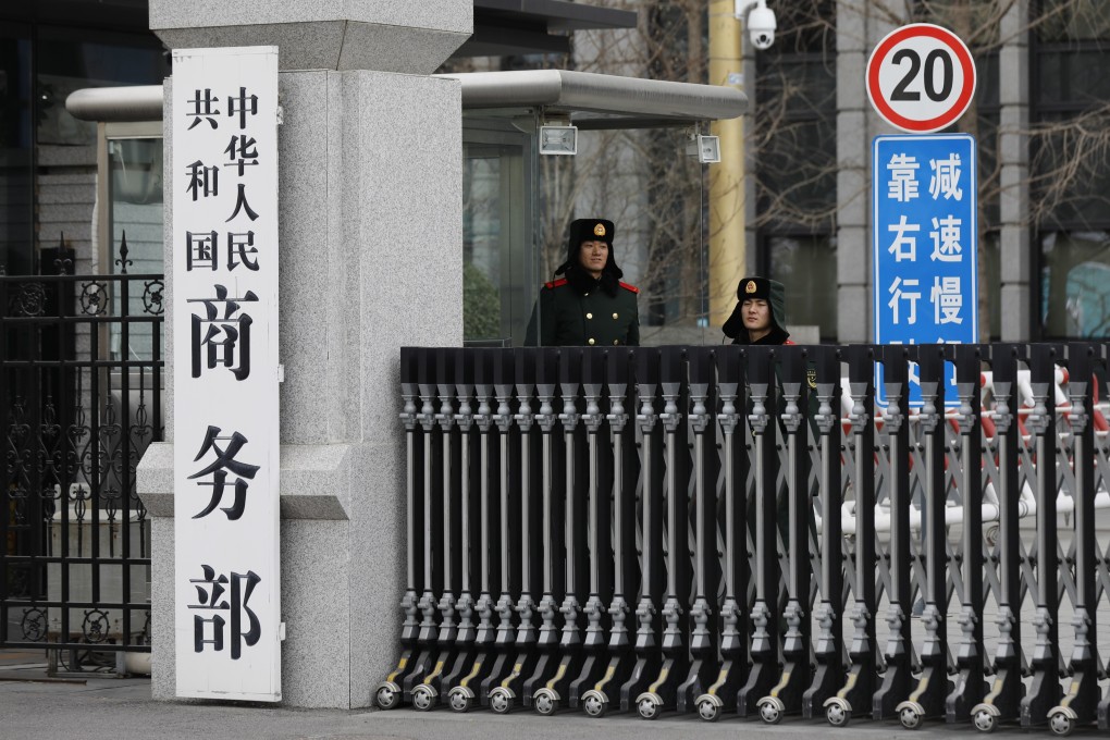 The Chinese commerce ministry said the move was against international law. Photo:  EPA-EFE