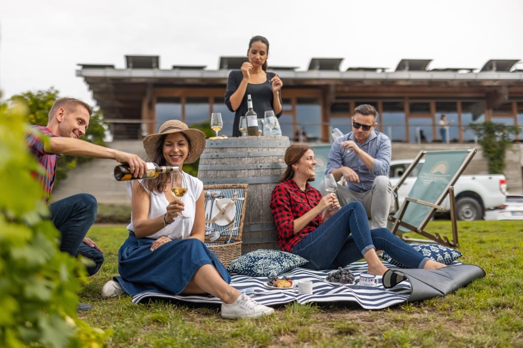 The Czech Republic’s wine tourism, reviving after the end of Communist rule, faces new a threat from climate change. Above: a picnic in Sonberk Winery vineyard, in the sub-region of Znojemská in Moravia. Photo: Sonberk Winery